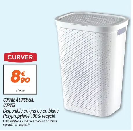 Offre: Coffre à linge 60l