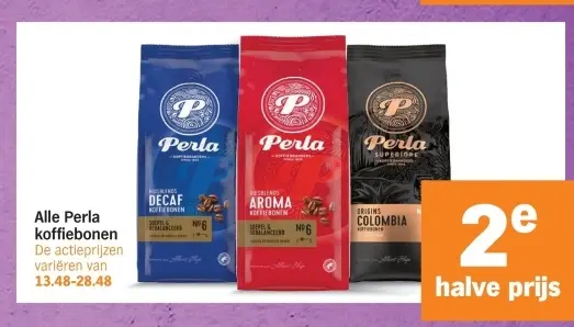 Aanbieding: Perla koffiebonen