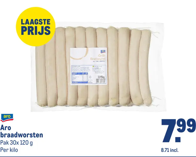 Aanbieding: braadworsten