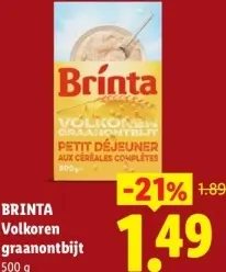 Aanbieding: Volkoren graanontbijt