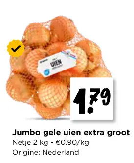 Promotie: Jumbo Gele uien extra groot