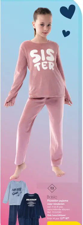 Promotie: Fluwelen pyjama