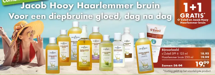 Aanbieding: o'Zoleil SPF 6 and Haarlemmer bruin