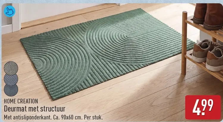 Aanbieding: Deurmat met structuur