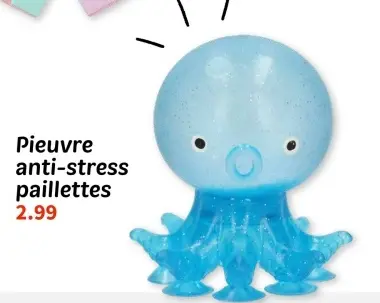 Offre: Pieuvre anti-stress paillettes