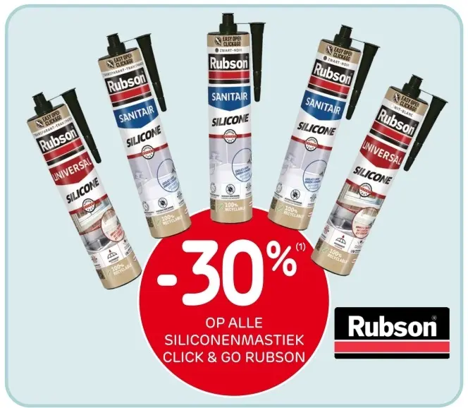 Promotie: Siliconenmastiek Click & Go