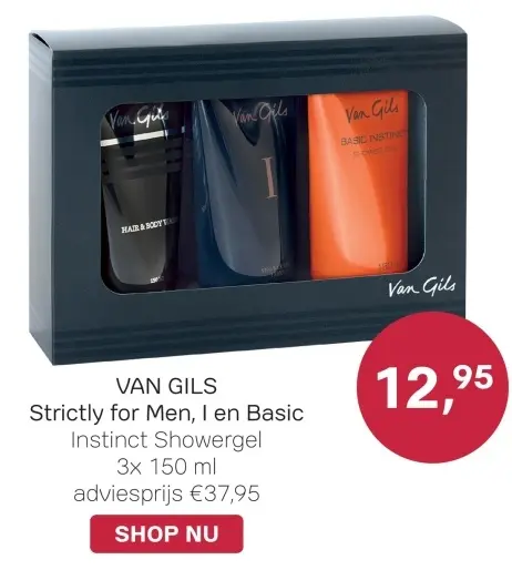 Aanbieding: Strictly for Men, I en Basic Instinct Showerg
