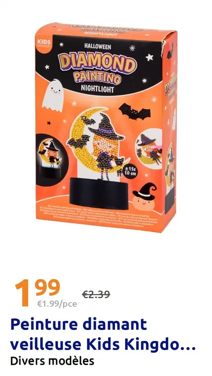Offre: Peinture diamant veilleuse Kids Kingdom