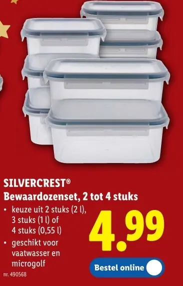 Promotie: Bewaardozenset