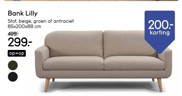 Aanbieding: Bank Lilly