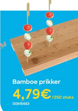 Aanbieding: Bamboe prikker