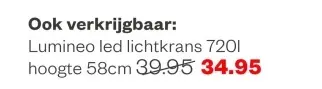Aanbieding: Lumineo led lichtkrans