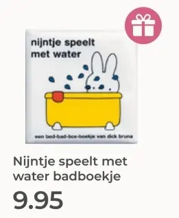 Aanbieding: Nijntje speelt met water badboekje