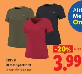 Aanbieding: sportshirt