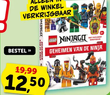 Promotie: Lego NINJAGO geheimen van de ninja
