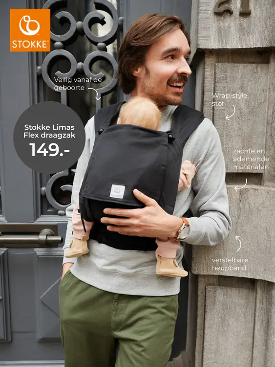 Aanbieding: Stokke Limas Flex draagzak
