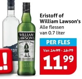 Aanbieding: Eristoff of William Lawson's