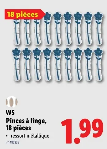 Offre: Pinces à linge