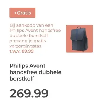 Aanbieding: Philips Avent handsfree dubbele borstkolf