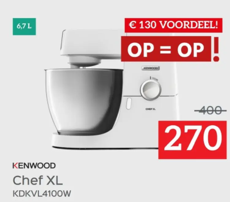 Promotie: Chef XL