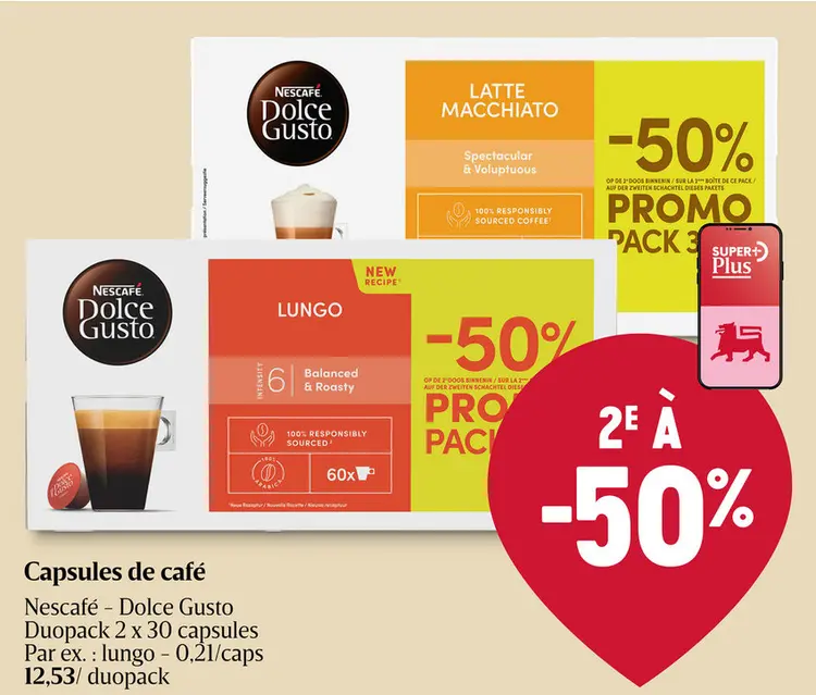 Offre: Capsules de café