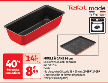 Aanbieding: MOULE À CAKE 26 cm