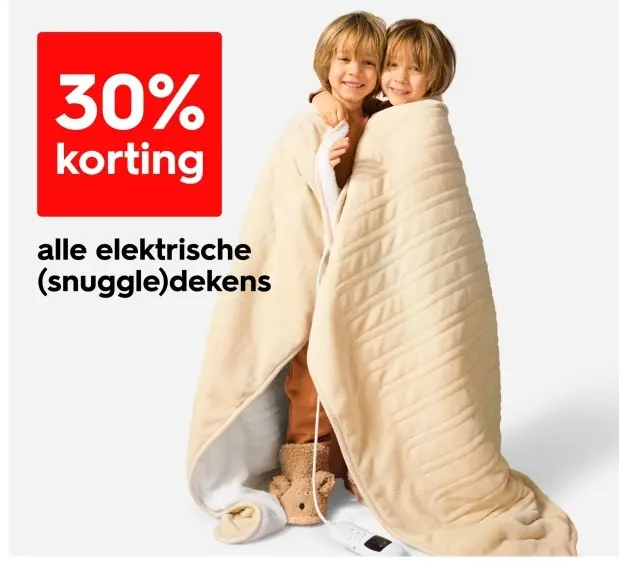 Aanbieding: elektrische (snuggle)dekens