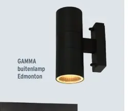Aanbieding: GAMMA buitenlamp Edmonton