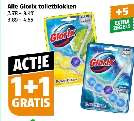 Aanbieding: Alle Glorix toiletblokken