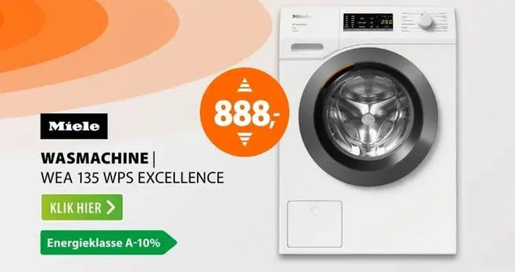 Aanbieding: Wasmachine wea 135 wps excellence