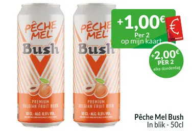 Promotie: Pêche Mel Bush