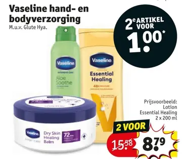 Aanbieding: Vaseline hand- en bodyverzorging