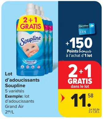 Offre: Lot d'adoucissants