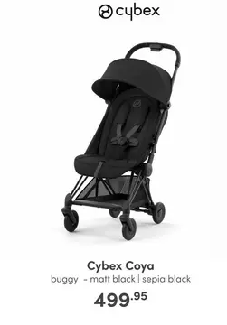 Aanbieding: Cybex Buggy Coya Matt Black Sepia Black