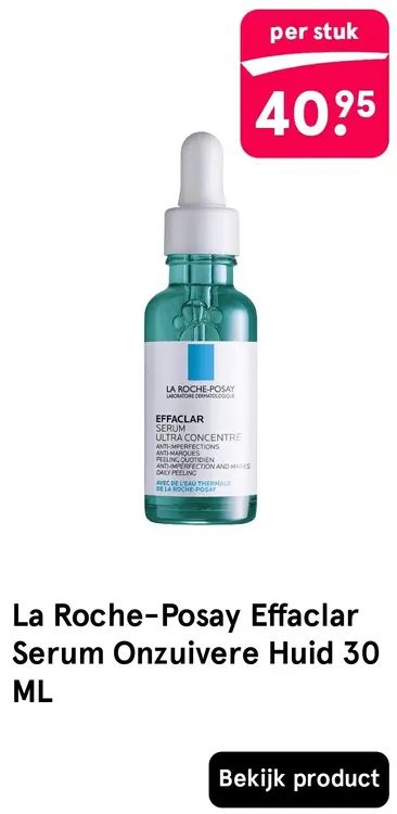 Aanbieding: Effaclar Serum Onzuivere Huid 30 ML