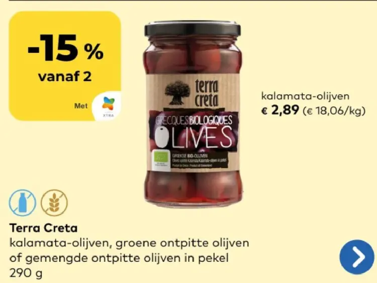 Promotie: kalamata-olijven