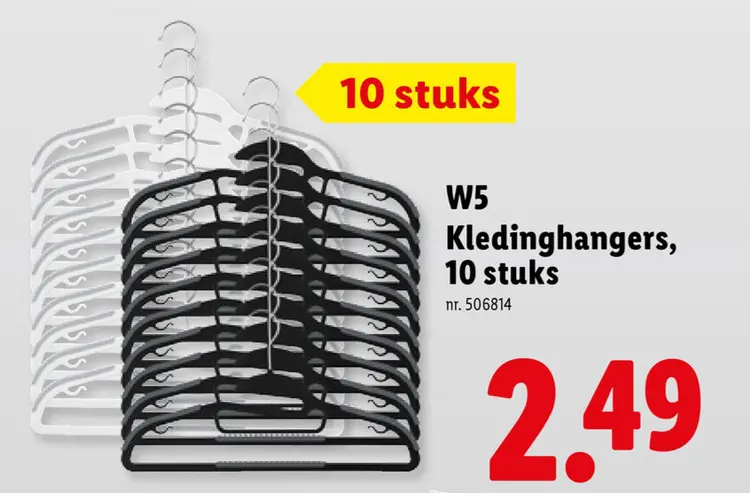 Promotie: Kledinghangers