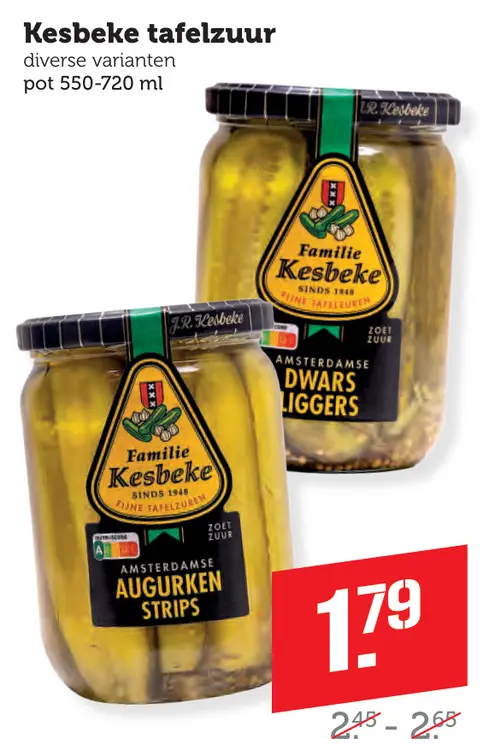 Aanbieding: Kesbeke tafelzuur