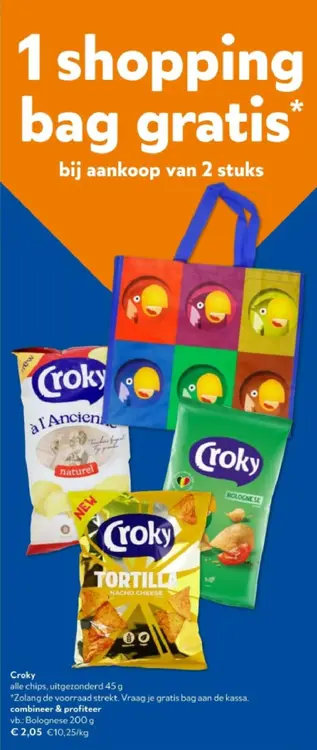 Promotie: Croky chips