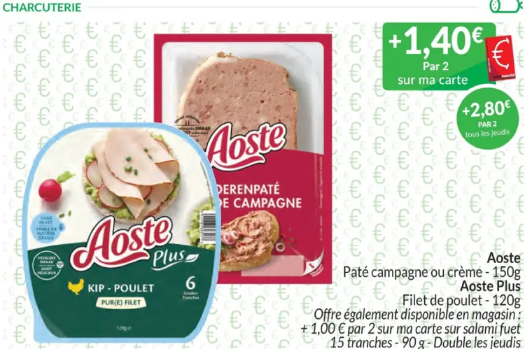Offre: Paté campagne ou crème