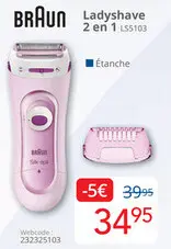 Offre: Braun Ladyshave 2 en 1