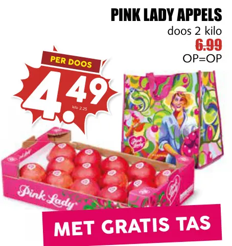 Aanbieding: Pink lady appels