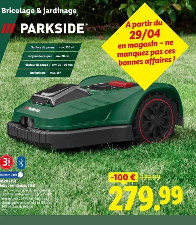 Offre: Robot tondeuse