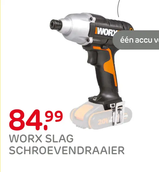 Aanbieding: Worx slag schroevendraaier