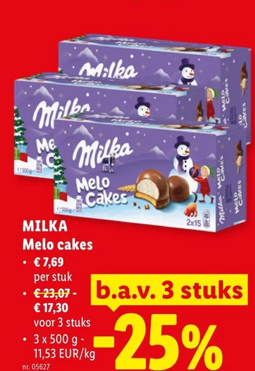 Promotie: Melo cakes