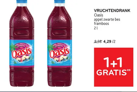 Promotie: Vruchtendrank Oasis