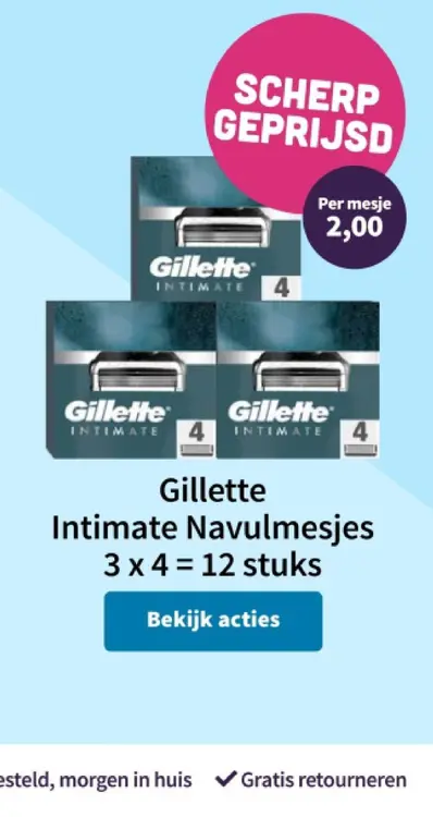 Promotie: Intimate Navulmesjes