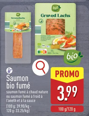 Offre: Saumon bio fumé