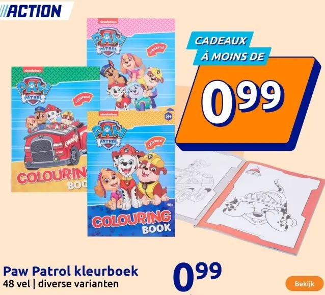 Offre: Paw Patrol kleurboek