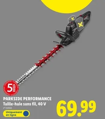 Offre: Taille-haie sans fil